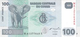 100 Cent Franca Congo 2007 - Democratic Republic Of The Congo & Zaire