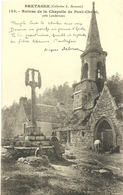 ( PONT CHRIST  ) ( LA ROCHE MAURICE  )( 29 FINISTERE )( CHAPELLE BRETONNE) RUINES DE LA CHAPELLE DE PONT CHRIST - La Roche-Maurice