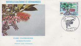 Enveloppe  FDC  1er  Jour   NOUVELLE  CALEDONIE   Flore   Calédonienne   1981 - FDC