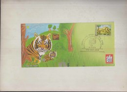 Children Day Save The Tiger Special Cover Jaipur India - Jaipur