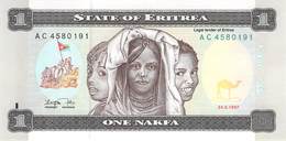 One Nakfa Eritrea 1997 UNC - Eritrea