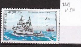 Saint Pierre Et Miquelon Neuf **  1989 N° 510 - Neufs