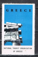 Viñeta, Label , Vignette GRECIA, Grece, Griechenland. Tourism, Turismo, Esquina Partenon ** - Variétés Et Curiosités