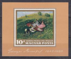 Hungary 1966 Art Paintings Mi#Block 56 A, Mint Never Hinged - Unused Stamps