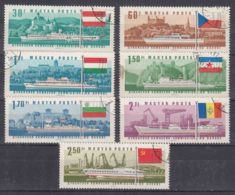 Hungary 1967 Boats Mi#2323-2329 Used - Used Stamps