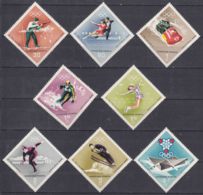 Hungary 1968 Winter Olympic Games Mi#2379-2386 A Mint Never Hinged - Unused Stamps