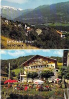 74 - VERCHAIX : Hotel Restaurant " CHALET FLEURI " (Prop. Roullet ) CPM Grand Format - Haute Savoie - Andere & Zonder Classificatie