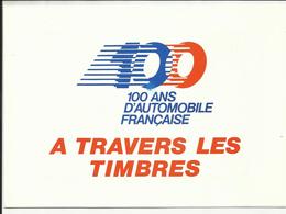 Feuillet De L' Exposition Philatélique , 100 Ans D' Automobile Française , 06.10..1984 , N° YT 2341 - Briefmarkenmessen