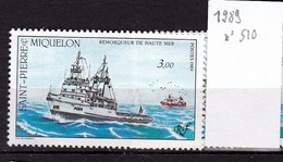 Saint Pierre Et Miquelon Neuf ** 1989 - Unused Stamps