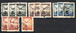 POLOGNE POSTE AERIENNE 10-15 MULTIPLE - Used Stamps