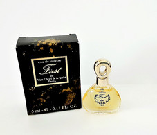 Miniatures De Parfum  FIRST De VAN CLEEF & ARPELS     EDT  5  Ml  + Boite - Miniatures Femmes (avec Boite)