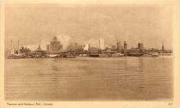 Sepia Illustrated Postcard    Toronto And Harbour  ON # 301   Unused - 1903-1954 Rois