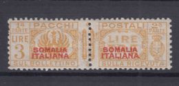 Italy Colonies Somalia 1930 Parcel Post Pacchi Postali Sassone#66 Mint Hinged - Somalie