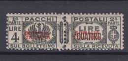 Italy Colonies Somalia 1930 Parcel Post Pacchi Postali Sassone#67 Mint Hinged - Somalie