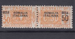 Italy Colonies Somalia 1923 Parcel Post Pacchi Postali Sassone#25 Mint Hinged - Somalie