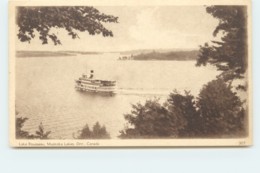 1932 Sepia View Card - Lake Rousseau, Muskaka Lakes Ont # 307 Unused - 1903-1954 De Koningen