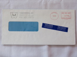 Finland 1991 Cover Tampere - Machine Franking - Lettres & Documents