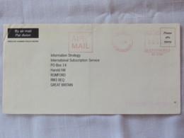 Finland 1996 Cover Helsinki To England - Machine Franking - Briefe U. Dokumente