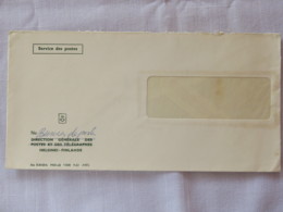 Finland Around 1990 Oficial Cover Helsinki - Lettres & Documents