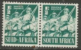 South Africa - 1941 Infantry 1/2d Bilingual Pair MNH **  SG 88  Sc 81 - Nuovi