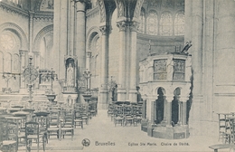 CPA - Belgique - Brussels - Bruxelles - L'Eglise Sainte Marie - Chaire De Vérité - Schaerbeek - Schaarbeek