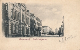 CPA - Belgique - Brussels - Bruxelles - Schaerbeek - Ecole Moyenne - Schaarbeek - Schaerbeek