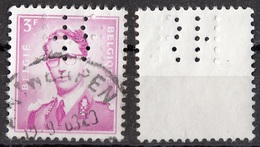 Belgio  Perforè Perfin Perforato Belgique Belgium - 1951-..