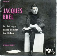 Pochette Sans Disque - Jacques Brel - Le Plat Pays - Barclay 70475 - 1962 - Accesorios & Cubiertas