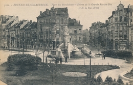 CPA - Belgique - Brussels - Bruxelles - Schaerbeek - Place Des Bienfaiteurs - Schaerbeek - Schaarbeek