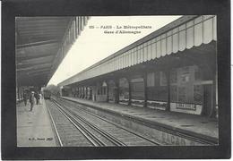 CPA Paris 75 Métro Métropolitain Non Circulé - Métro Parisien, Gares