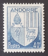 1944 New National Arms, Andorre Française,  *,**, Or Used - Unused Stamps