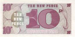 10 Ten New Pence UNC - British Armed Forces & Special Vouchers