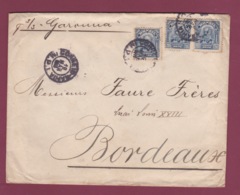 Delcampe - 200519 - BRESIL - Lettre Pour La France Par S/S GARONNA  - Oblitération CORREIA BAHIA 1915 - Briefe U. Dokumente