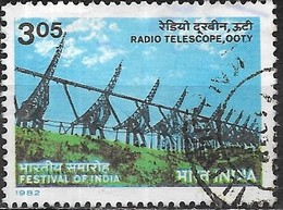 INDIA 1982 Festival Of India. Science And Technology - 3r05 Radio Telescope, Ooty FU - Used Stamps