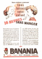 PUB " BANANIA " 1950'S ( 6 ) - Poster & Plakate