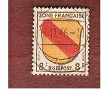 GERMANIA (GERMANY) - SG F4 -  1946 FRENCH ZONE: ARMS (BADEN)   - USED° - Algemene Uitgaven