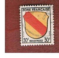 GERMANIA (GERMANY) - SG F10 -  1945 FRENCH ZONE: ARMS (BADEN) 30    - USED° - Emissions Générales