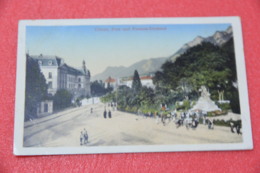 Grisons Engadin Chur Post Und Fontana Denkmal 1912 - Coira