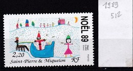 2 X St. Pierre Et Miquelon Neuf ** 1989 - Unused Stamps