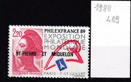 2 X St. Pierre Et Miquelon Neufs ** 1988 - Ongebruikt