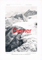 D101 766 Zeno Diemer Braunschweiger Hütte Gletscher Kunstblatt 1906!! - Estampas & Grabados