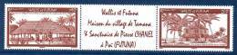 Wallis Et Futuna 0681/82 Village Tamana , Sanctuaire De Saint Pierre-Marie Chanel - Unused Stamps