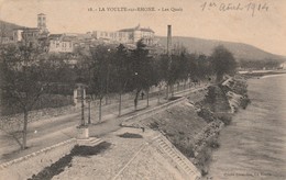 Ardèche : LA VOULTE-sur-RHONE : Les Quais - La Voulte-sur-Rhône