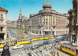 Budapest (Hongrie) - Körüt és Rakoczi Ut Keresztezödése (croisement Boulevard Et Rue) Tramway - Ungarn