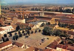 71-GUEUGNON- PLACE DES FORGES , VUE AERIENNE - Gueugnon