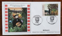 MONACO Peinture, Beaux Arts, DOUANIER ROUSSEAU. FDC, Enveloppe 1 Er Jour 1994 - Otros & Sin Clasificación