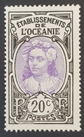 1913-1915 Local Motives, Oceania, Oceanie, Republique Française, *,**, Or Used - Used Stamps