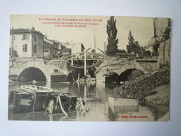 GP 2019 - 1229  Les Allemands Font Sauter Le Pont Sur Le Canal Avant De Quitter Lunéville   XXX - Luneville