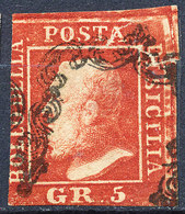 Stamp ITALY STATES Sicily 1859 YV 21 - Sicilia