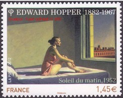 Oeuvre De Edward Hopper - Soleil Du Matin - Work By Edward Hopper (1882-1967), American Painter And Engraver - Unused Stamps